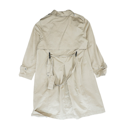 Beige Solid Coat