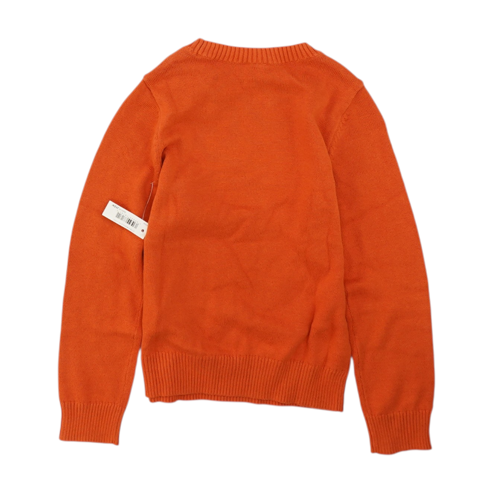 Orange Pullover Sweater