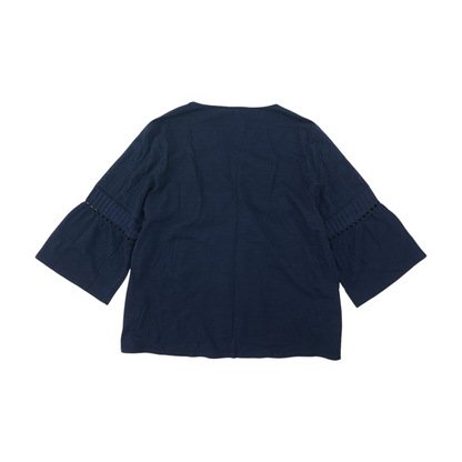 Navy Plus Blouse