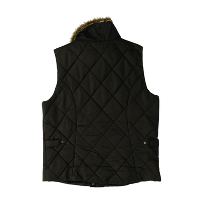 Black Solid Vest