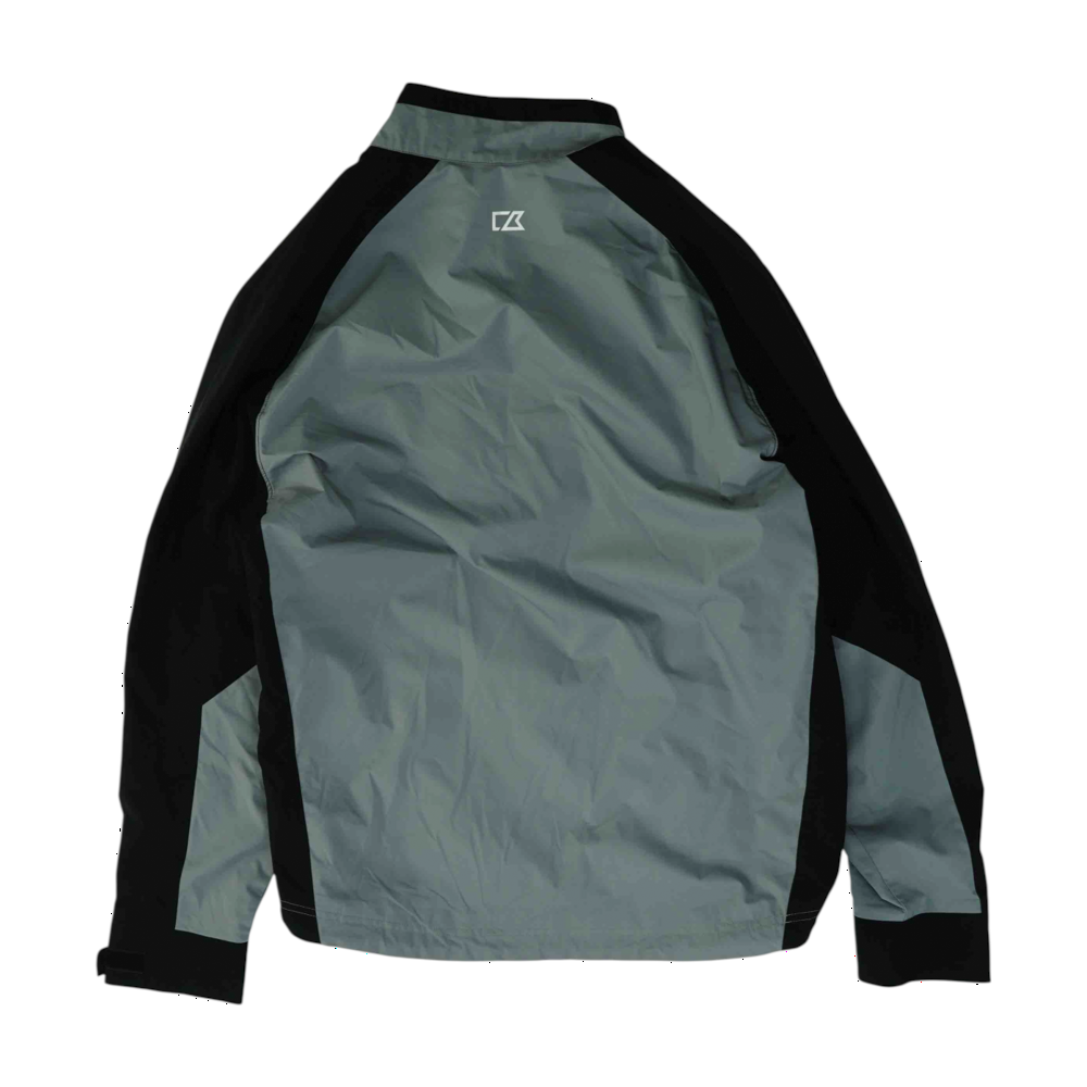 Gray Color Block 1/4 Zip Pullover