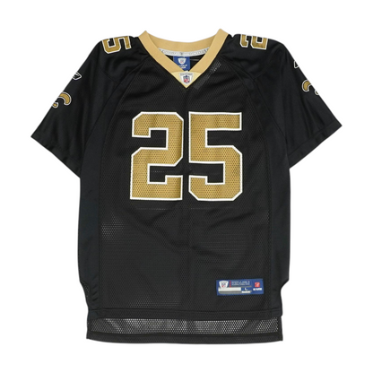 Boys' Black New Orleans Saints Short Sleeve Jersey