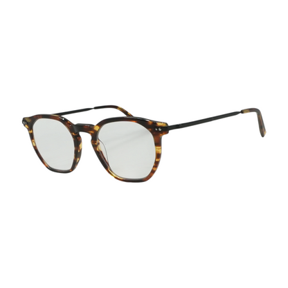 Brown Rustin M Square Prescription Eyewear