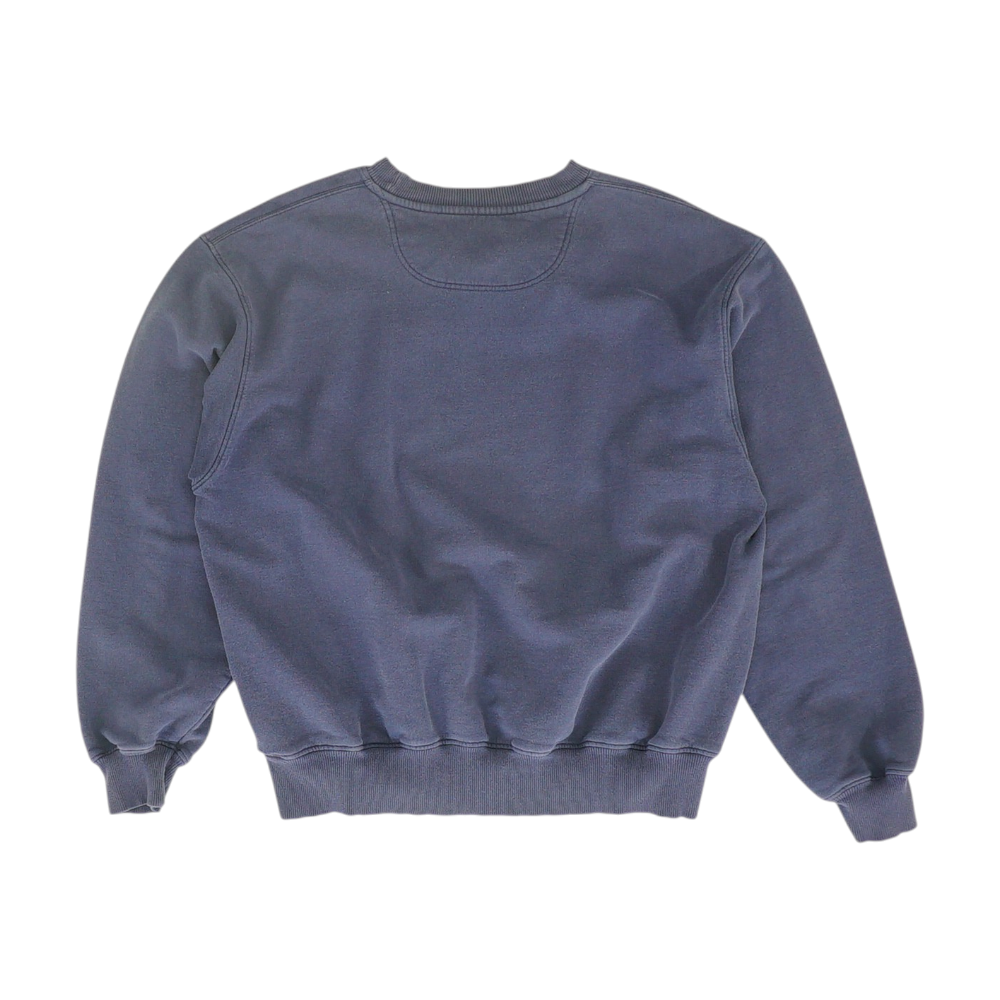 Navy Solid Sweatshirt Pullover