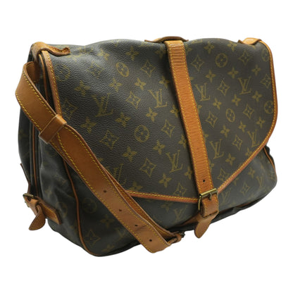 Brown Saumur 35 Shoulder Bag
