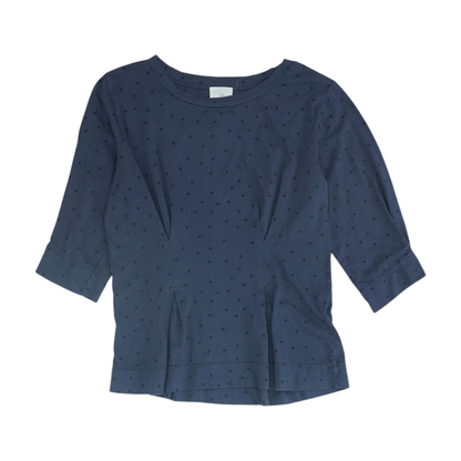 Gray Polka Dot Blouse
