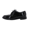 Black Lace-Up Flats