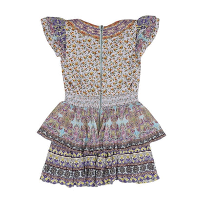 Multi Colored Floral Mini Dress