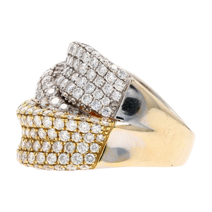 2 1/6 ctw 18K Two-Tone Gold Diamond Fashion Ring