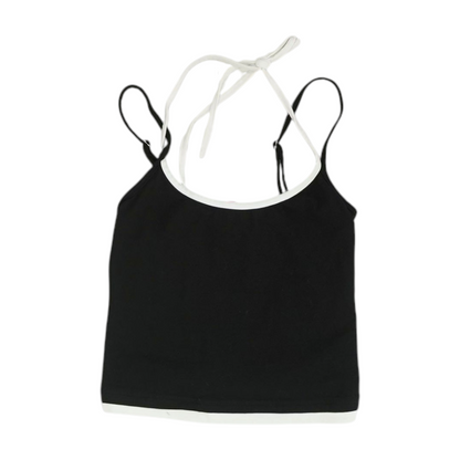 Black Cropped Blouse