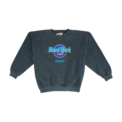 Vintage Gray Hard Rock Cafe Maui Sweatshirt