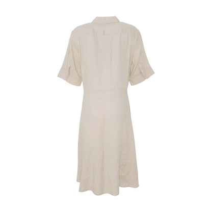 Beige Midi Dress