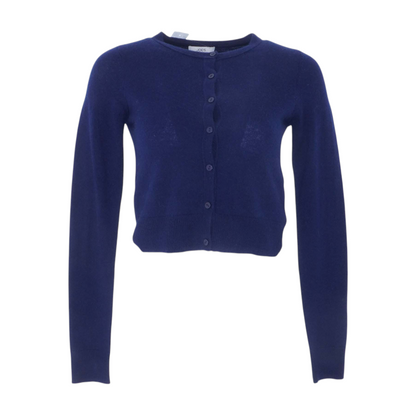 Navy Cardigan Sweater