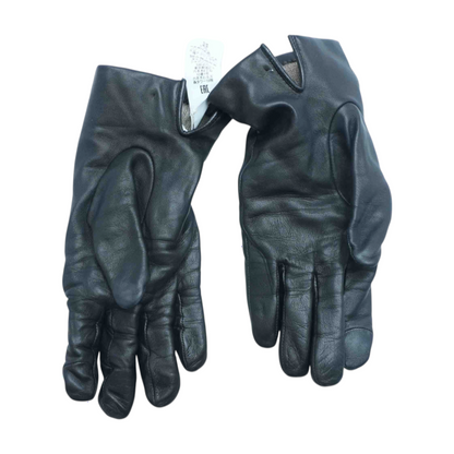 Black Leather Gloves