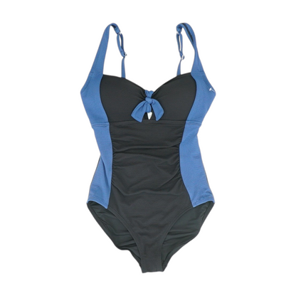 Black Color Block One-Piece