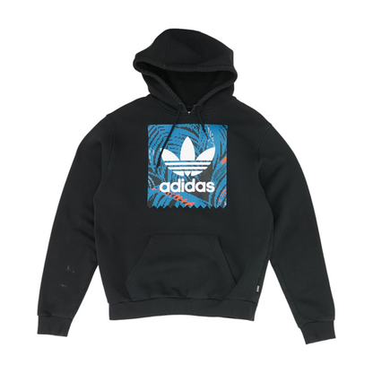 Black Solid Hoodie Pullover