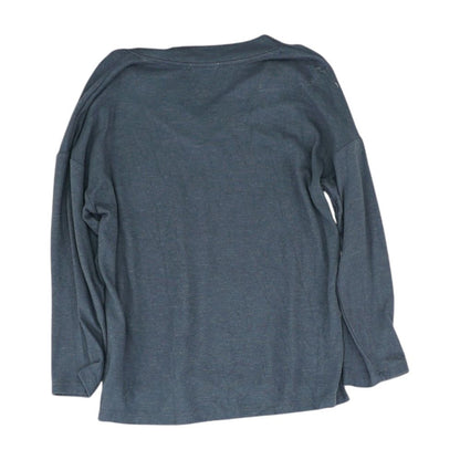 Gray Solid V Neck T-Shirt
