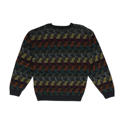 Vintage Printed Crewneck Sweater