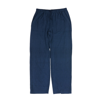 Navy Geometric Pajama Bottom
