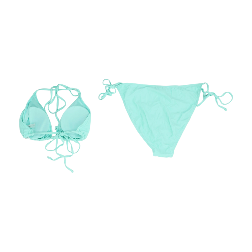 Blue Plus Size Swim Set