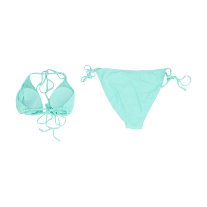 Blue Plus Size Swim Set