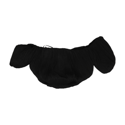 Black Cropped Blouse