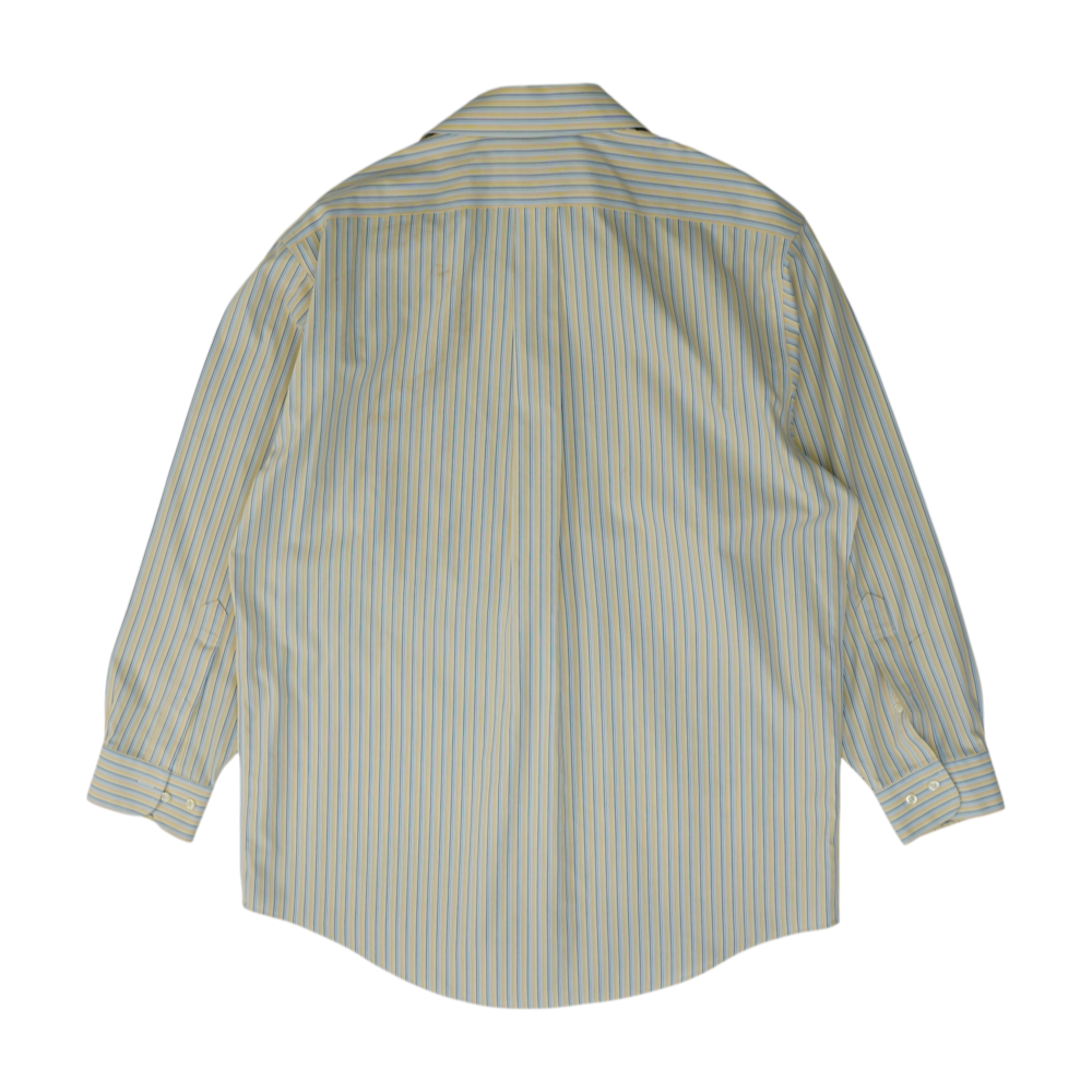 Yellow Striped Long Sleeve Button Down