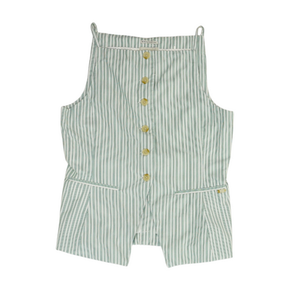 Green Striped Blouse