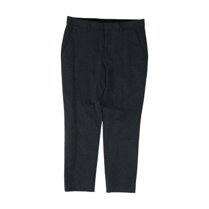 Gray Solid Dress Pants