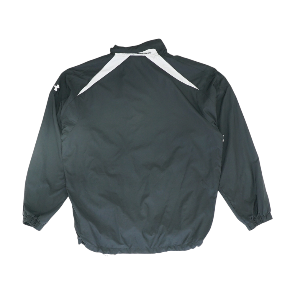 Black Solid 1/4 Zip Pullover