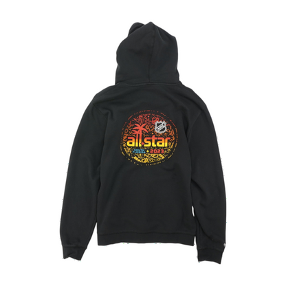 Black Solid Hoodie Pullover