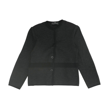 Black Solid Blazer