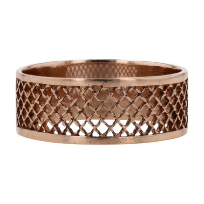 14K Rose Gold Band Ring
