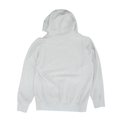 Gray Solid Hoodie Pullover