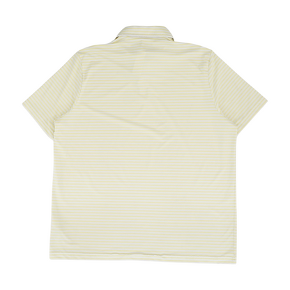 Yellow Striped Short Sleeve Polo