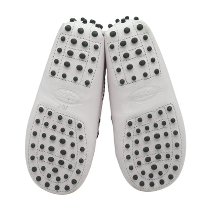 Pink Leather Gommino Driving Toddler Shoes