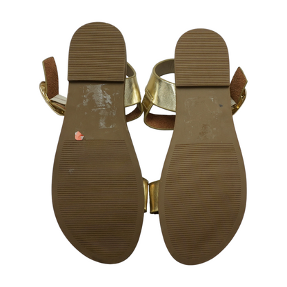 Gold Flat Sandals