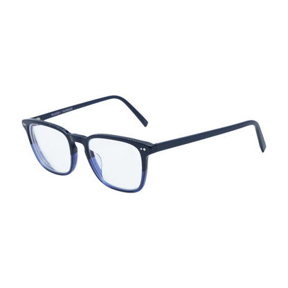 Navy Elias M Square Prescription Eyewear
