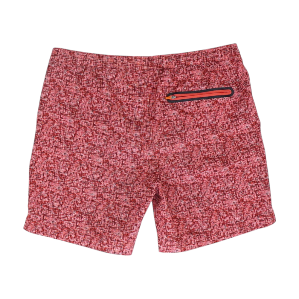 Red Print Swim Bottom