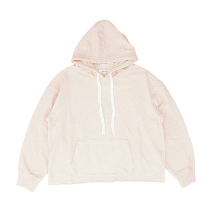 Pink Solid Hoodie Pullover