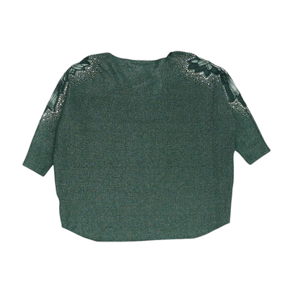 Green Plus Pullover Sweater
