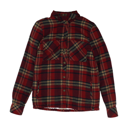 Red Plaid Flannel Button Down