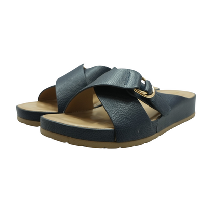 Navy Sandals