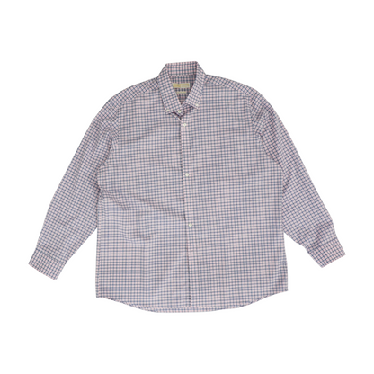 Pink Plaid Long Sleeve Button Down