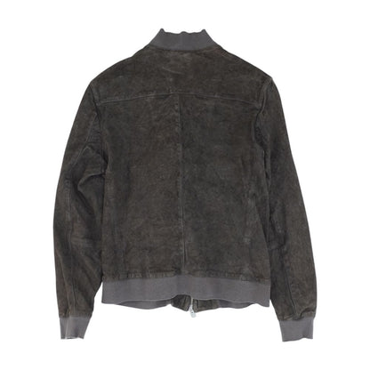 Kemble Suede Brown Bomber Jacket
