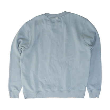Blue Solid Sweatshirt Pullover