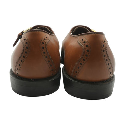 Brown Leather Monk Strap Dress Shoes