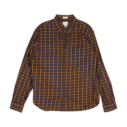 Multi Plaid Long Sleeve Button Down