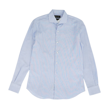 Blue Check Long Sleeve Button Down