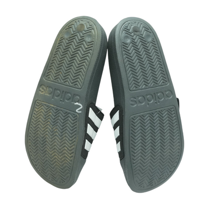 Black Athletic Slides Shoes